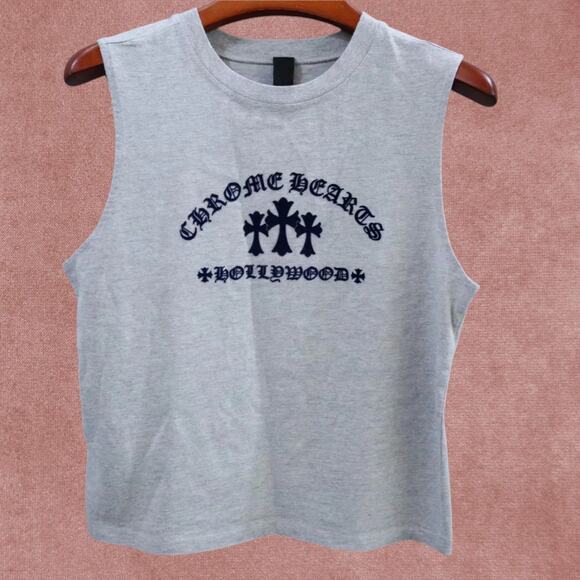 Chrome Hearts Women's Gray Tank Top - Picture 1 of 3